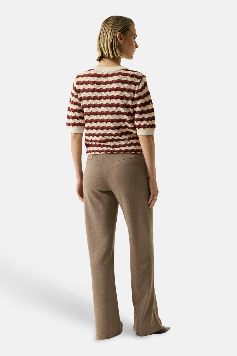 Pull col rond multicolore - GARCIA