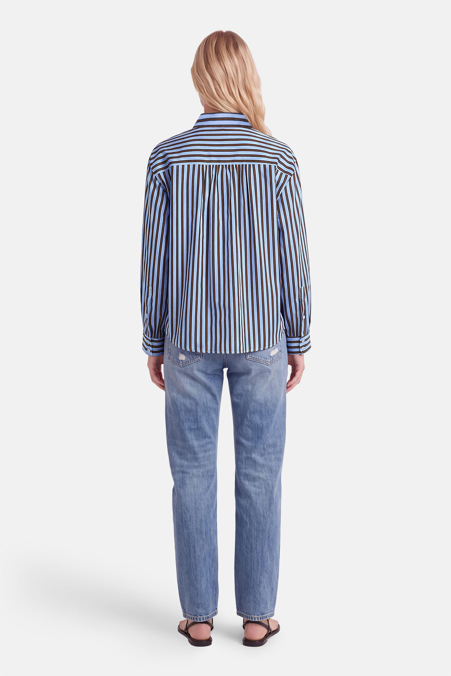 Hemd met lange mouwen - blauw