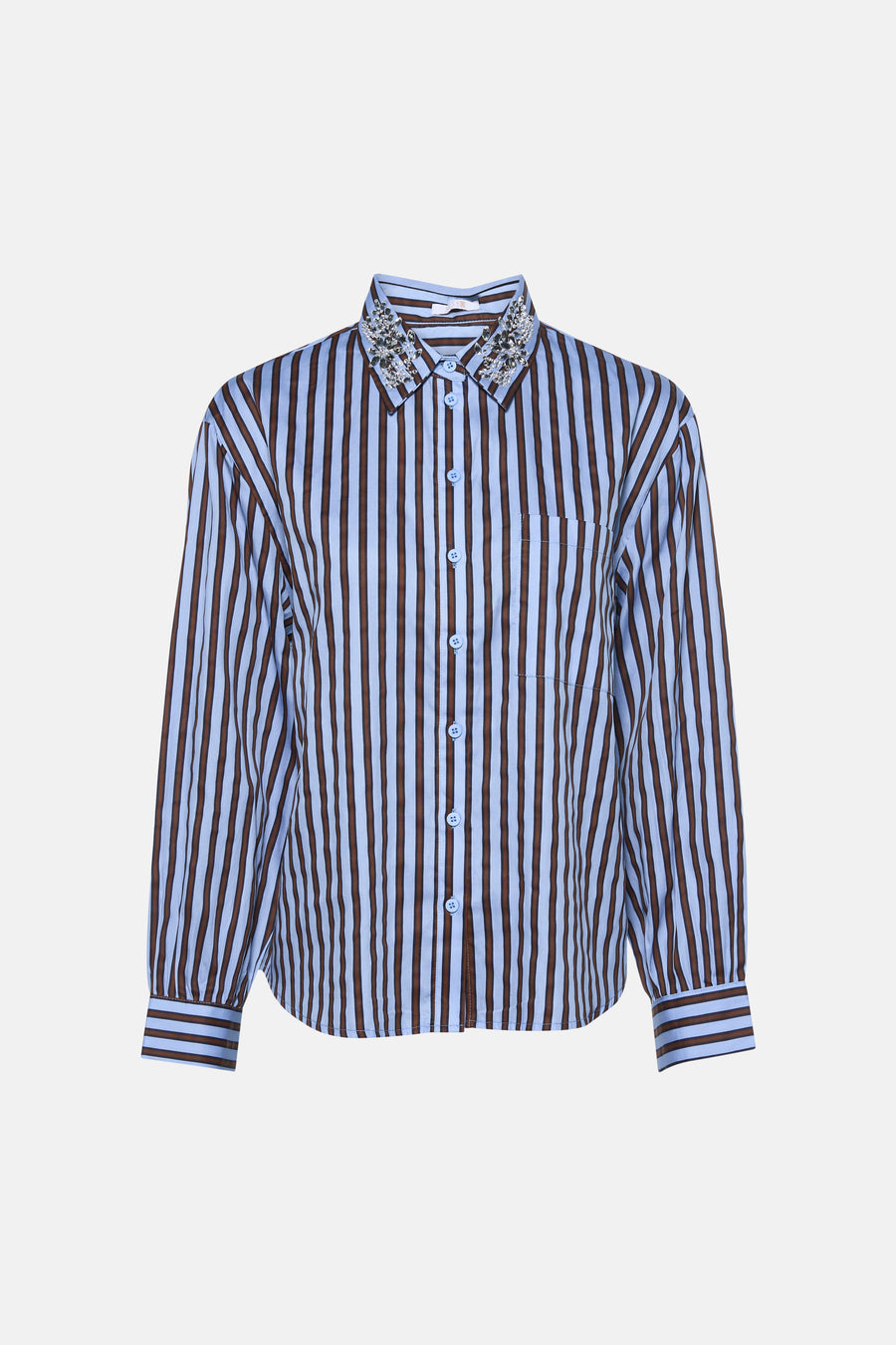 Hemd met lange mouwen - blauw