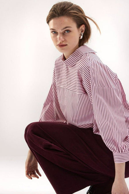 Chemisier (manches longues) rose - SENSO