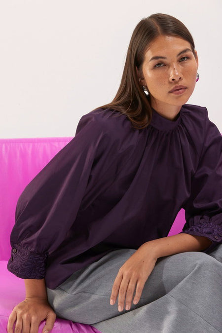 Chemisier (manches longues) mauve - SENSO