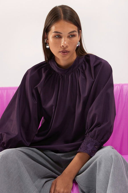 Chemisier (manches longues) mauve - SENSO