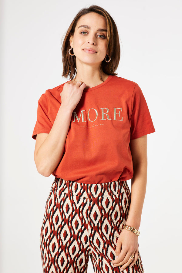 T-shirt (korte mouwen) BRIQUE - GARCIA