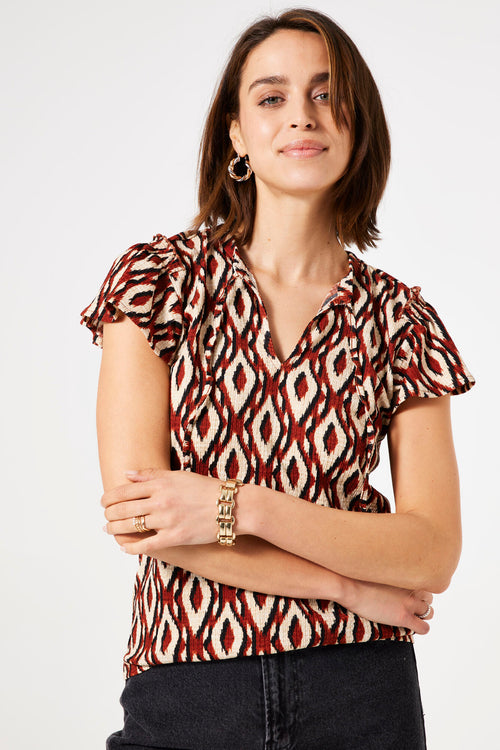 T-shirt (manches courtes) BRIQUE - GARCIA