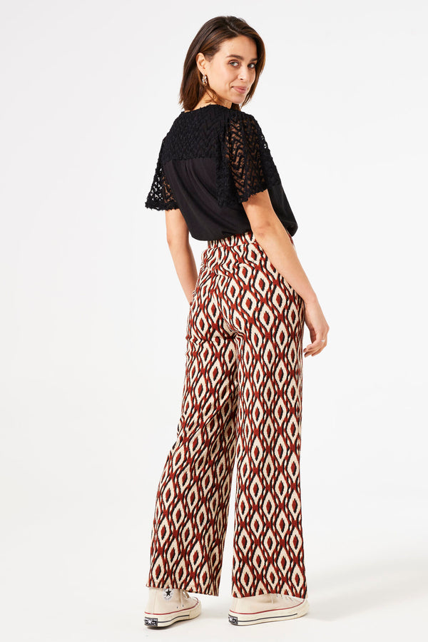 Top uni manches courtes Noir - GARCIA