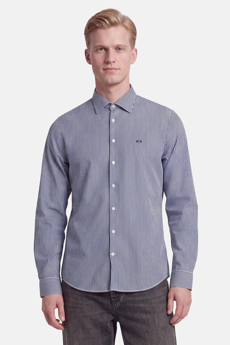 Chemise à manches longues - bleu