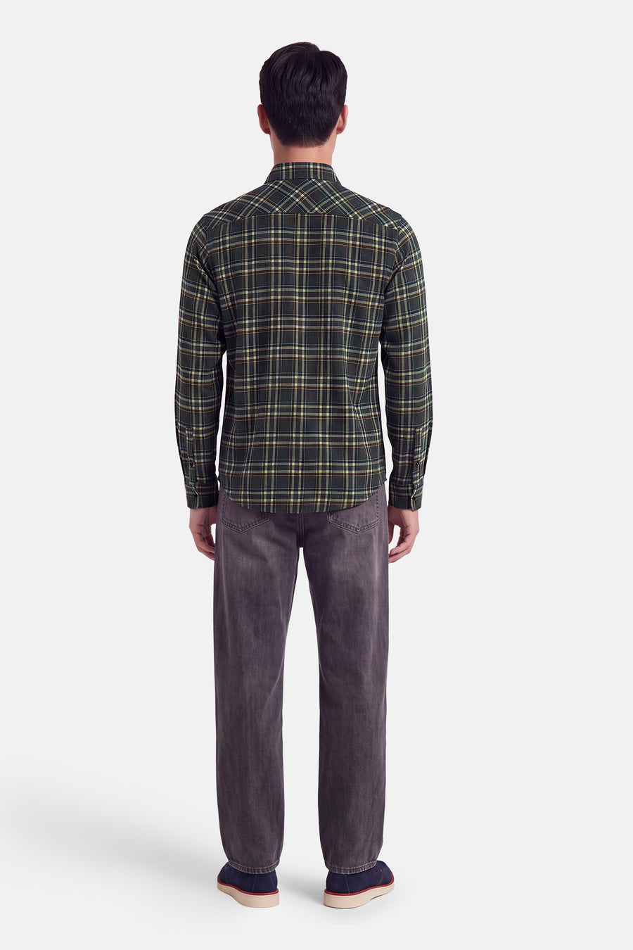 Chemise à manches longues - gris