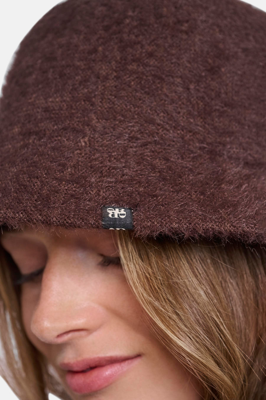 Dames acc. hoofddeksel buckethat bruin - RINO PELLE