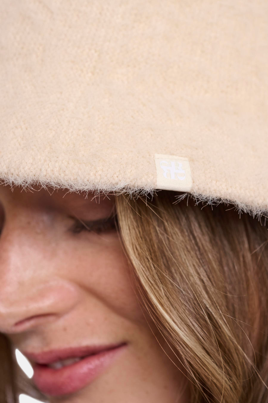 Dames acc. hoofddeksel buckethat beige - RINO PELLE