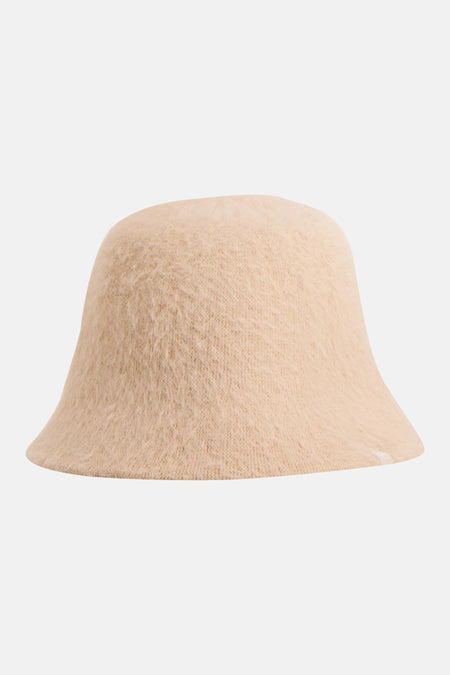 Bob beige en tissu texturé RINO PELLE, vue de face