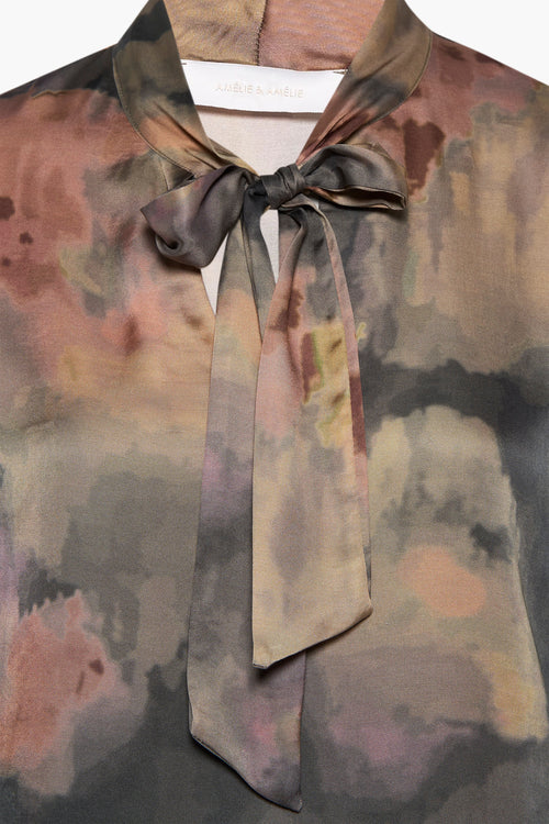 Blouse met lange mouwen - multicolor