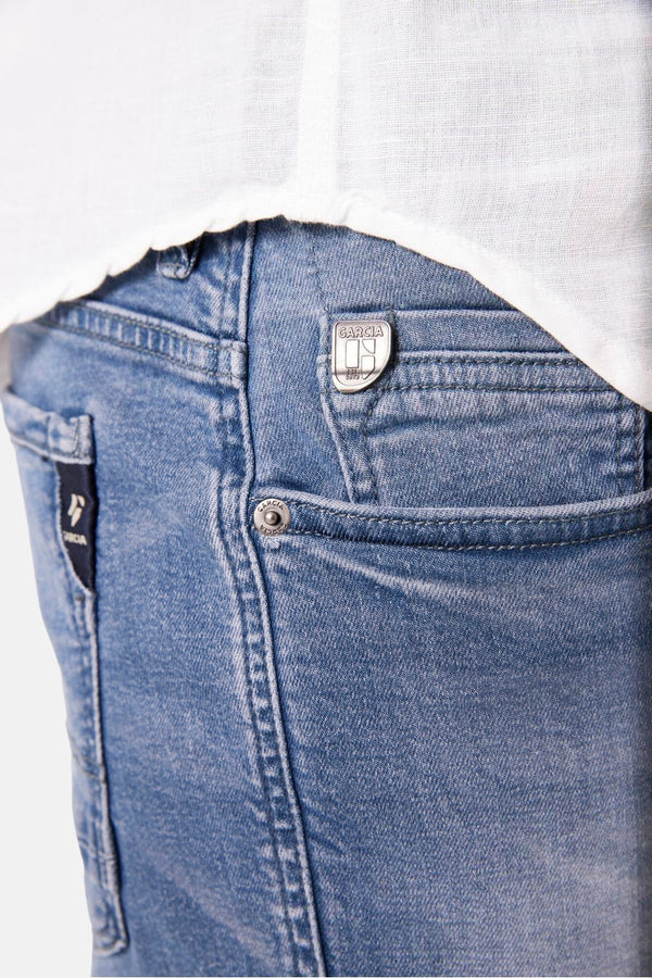 Short en jeans MID BLUE DENIM - GARCIA