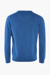 Trui met V-hals Blauw - Fynch-Hatton