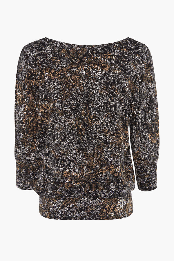 Blouse 3/4 Multicolor - ZABAIONE
