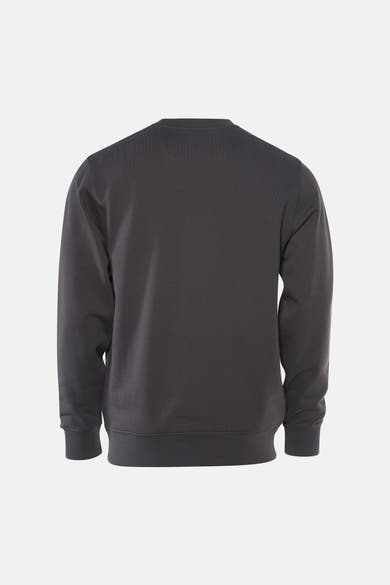 Sweat col O - gris