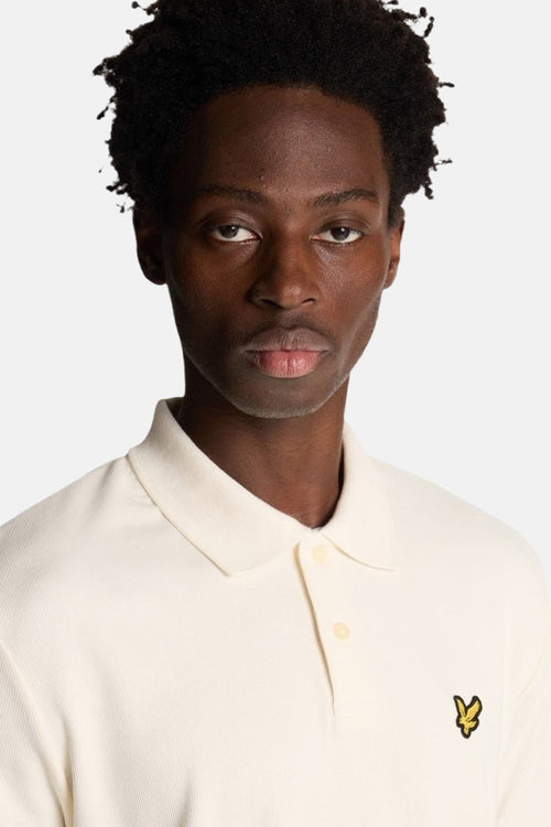 Polo met korte mouwen - beige