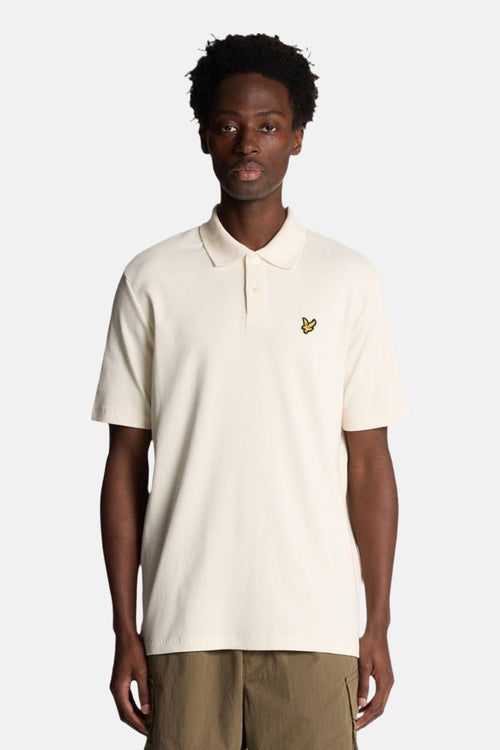 Polo met korte mouwen - beige