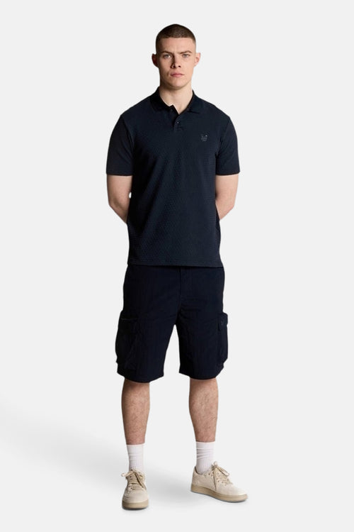 Polo met korte mouwen - blauw