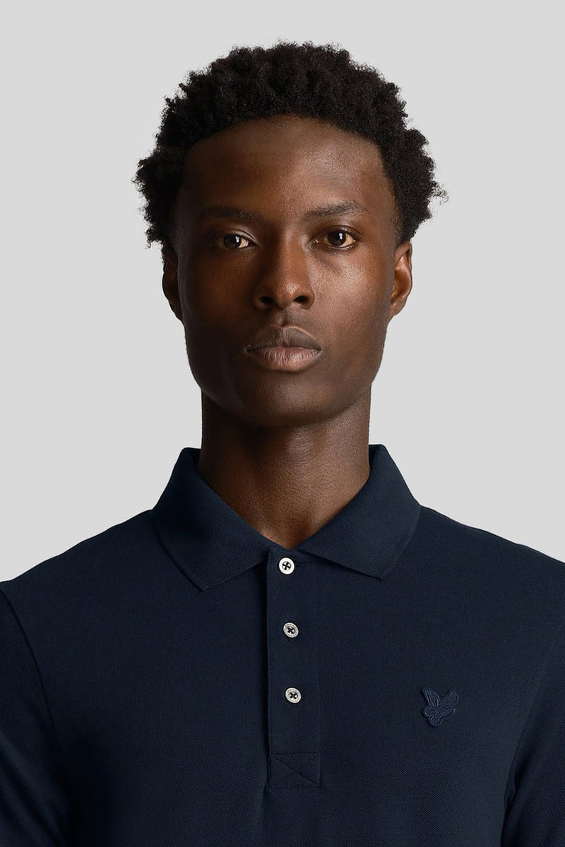 Polo met korte mouwen - blauw