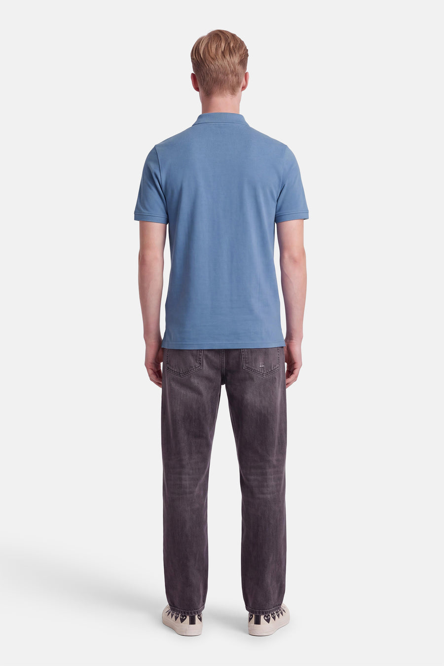 Polo met korte mouwen - blauw
