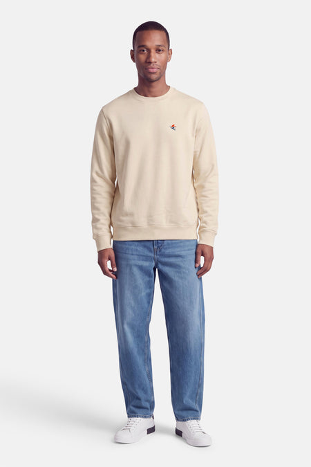 Sweater O-hals - ecru