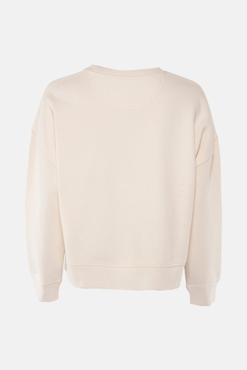 Sweat col rond Blanc - MONSIEUR T-SHIRT