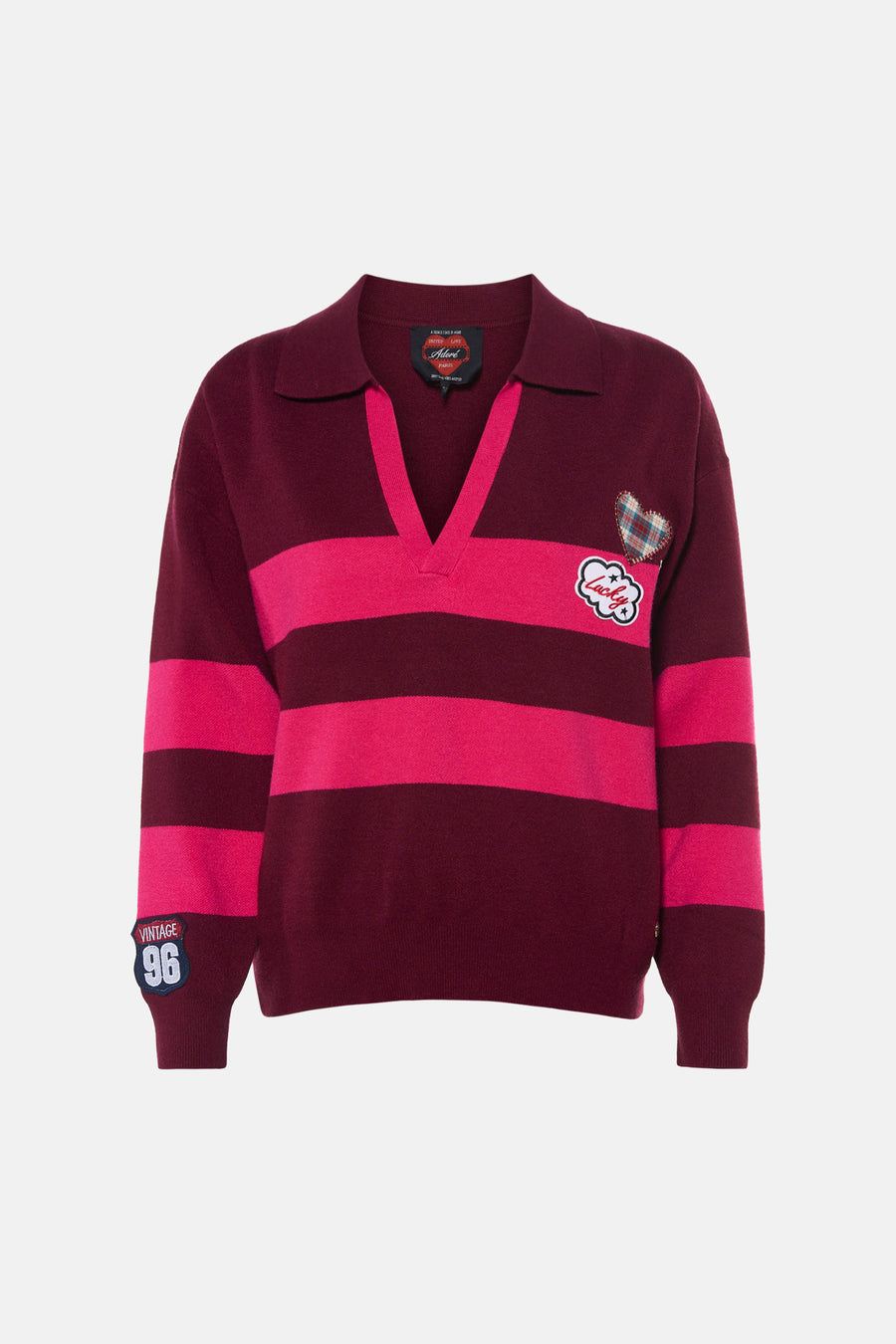 Pull V-hals - multicolor