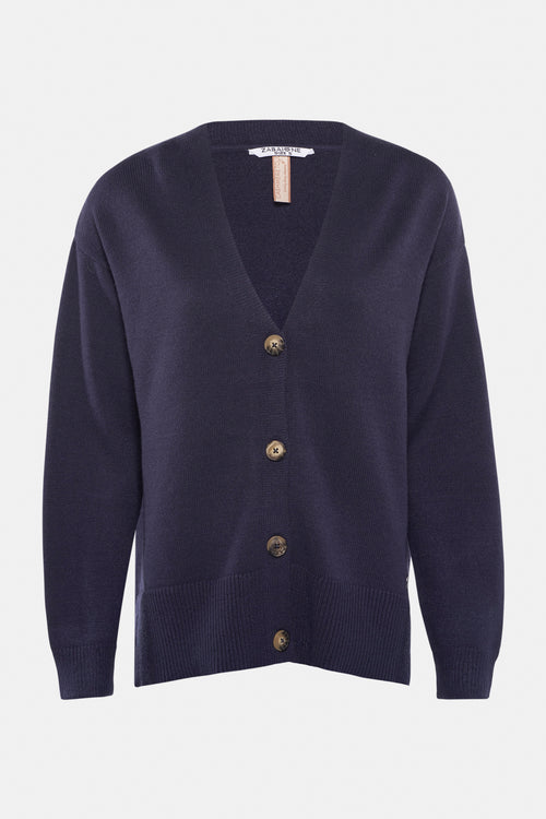 Cardigan Blauw - ZABAIONE