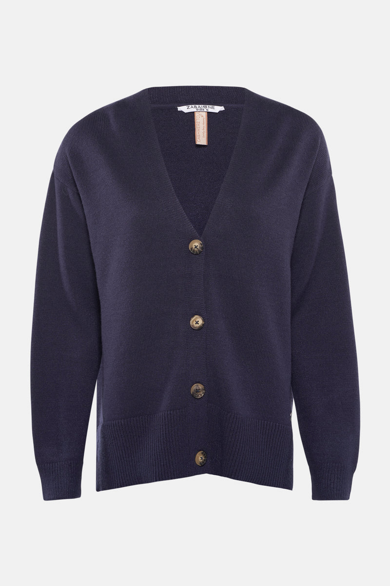 Cardigan Blauw - ZABAIONE