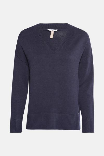 Trui met V-hals Blauw - ZABAIONE