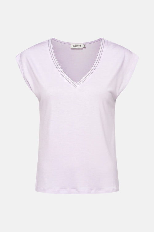 Top (korte mouwen) Mauve - Molly Bracken