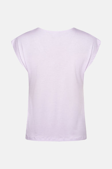 Top uni manches courtes Mauve - Molly Bracken