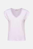 Top uni manches courtes Mauve - Molly Bracken