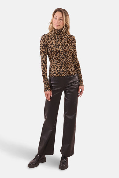 Pull met rolkraag - multicolor