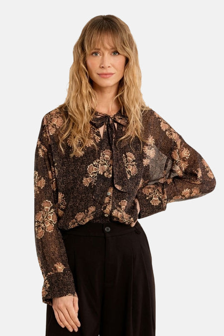 Blouse met lange mouwen - multicolor