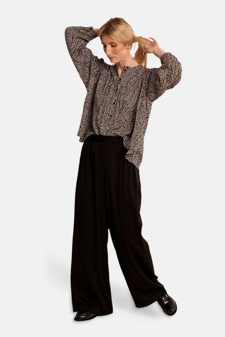 Blouse met lange mouwen - multicolor