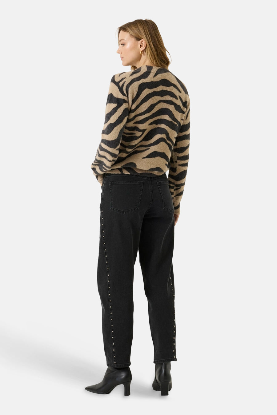 Trui met ronde hals multicolor - GARCIA