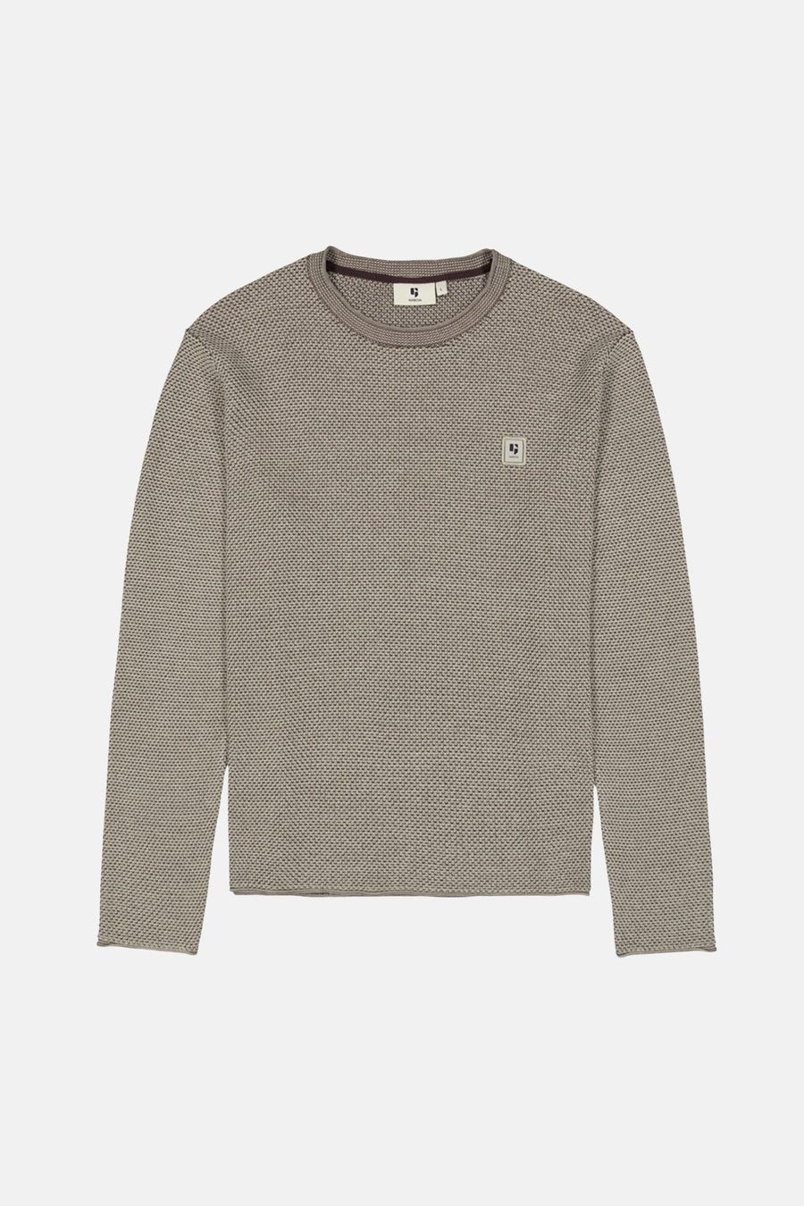 Pull col rond beige - GARCIA