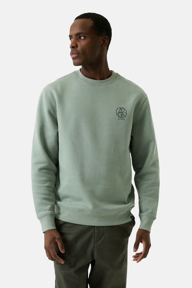 Sweat col O - vert