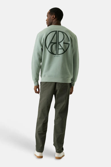 Sweat col O - vert