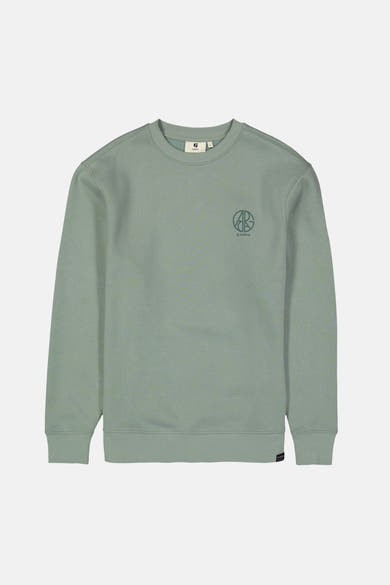 Sweat col O - vert