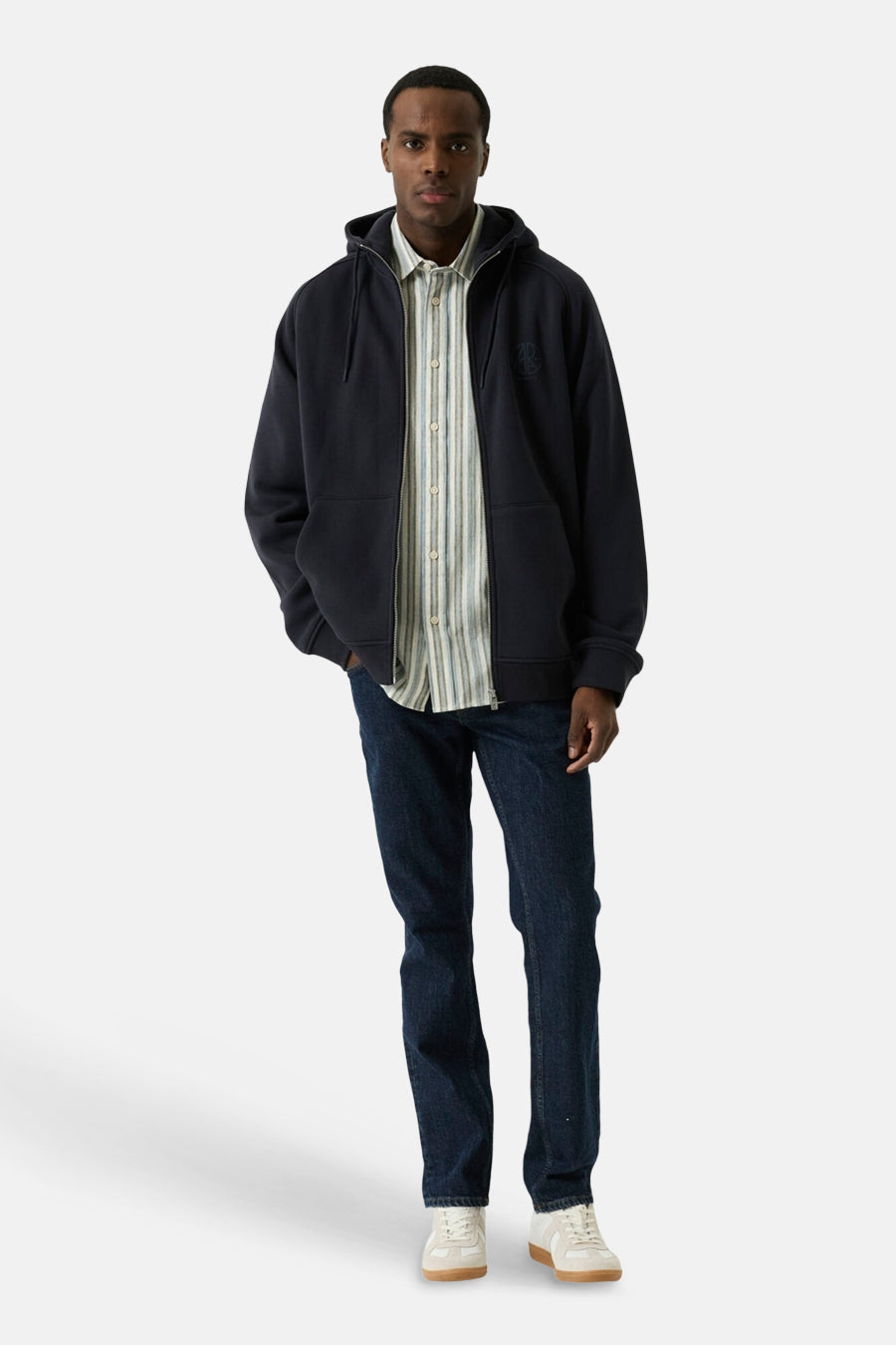 Sweat à capuche bleu - GARCIA