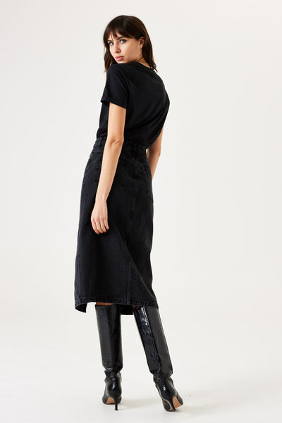 Jupe 3/4 BLACK DENIM - GARCIA