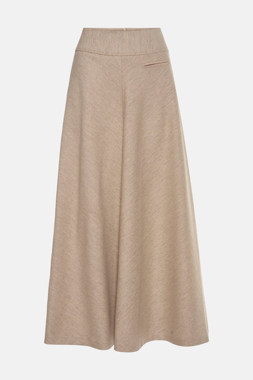 Jupe longue - beige
