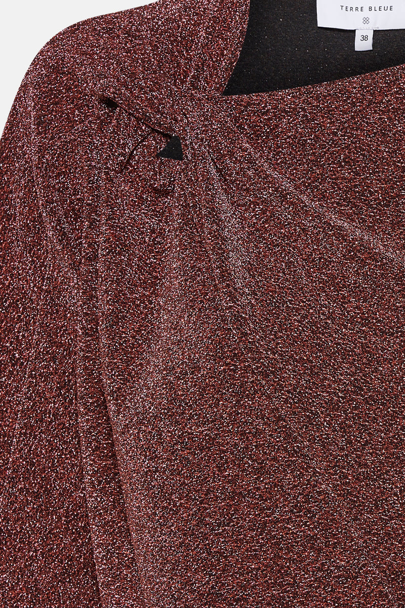 T-shirt met korte mouwen - bruin