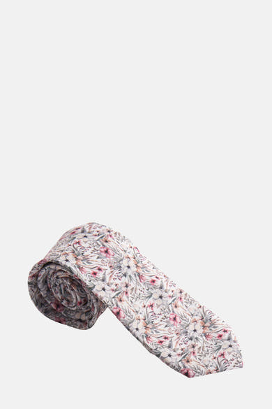 Multikleurige stropdas van MR. CELESTIN met een all-over bloemenpatroon.
