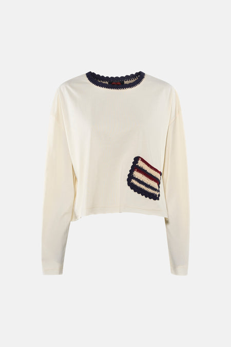 T-shirt (manches longues) Écru - ADORE