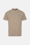Lyle & Scott korte mouw-shirt-shirt-shirt-shirt-shirt met met logodd logo op de borst.