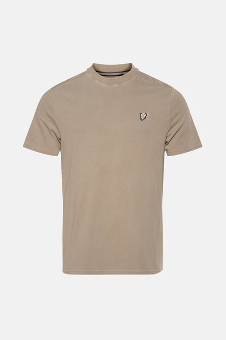Lyle & Scott korte mouw-shirt-shirt-shirt-shirt-shirt met met logodd logo op de borst.