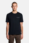 Blauw T-shirt met korte mouwen van LYLE & SCOTT, effen, van achteren gezien.